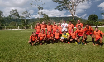 Equipe do Peladão da Reserva fez amistoso no sábado com os veteranos do 50tinha