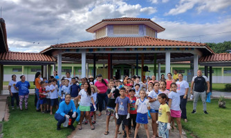 CONSCIENTIZAÇÃO: Alunos, professores e pais participaram do Mutirão da Limpeza Realizado em Reserva do Cabaçal