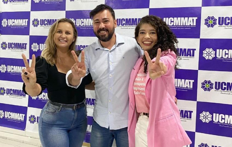 Jovem vereadora de Indiavaí é eleita vice-presidente da União das Câmaras Municipais e MT